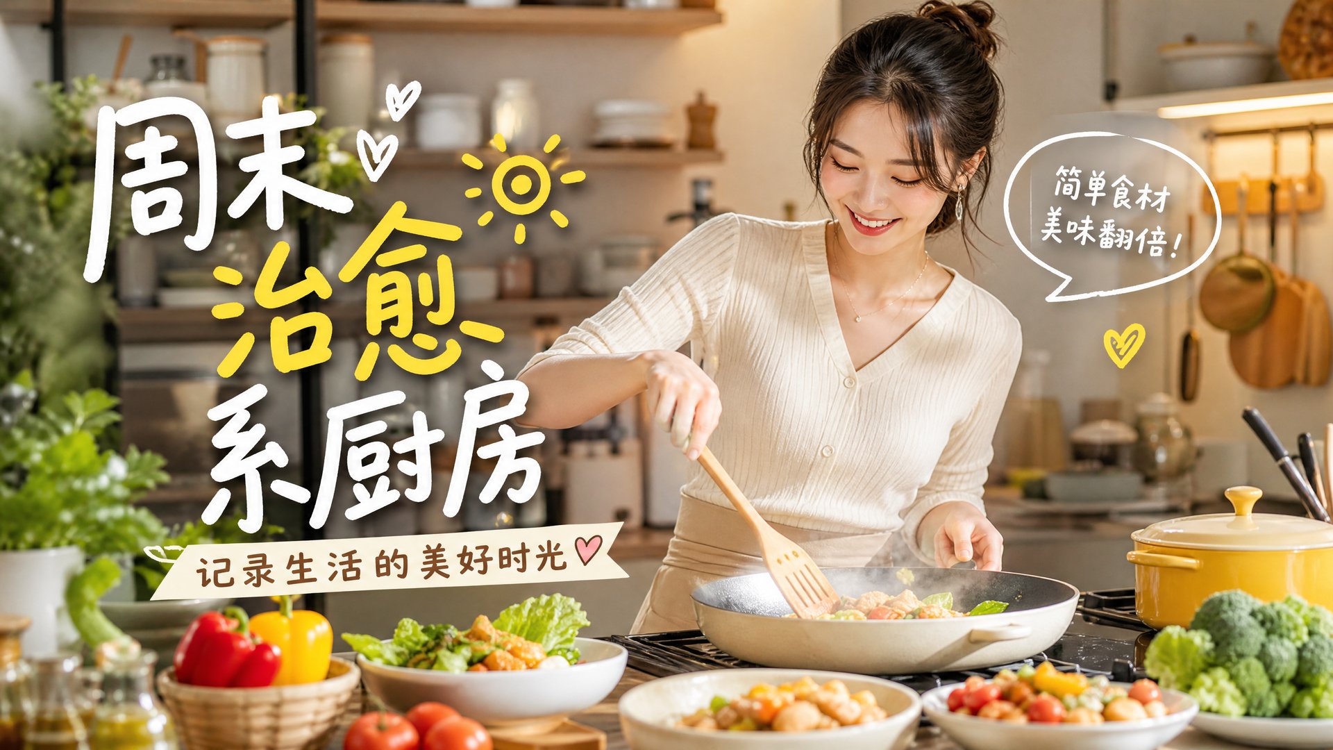 芒果视频 芒果视频生活视频教程：周末治愈系厨房美食制作全流程视频演示