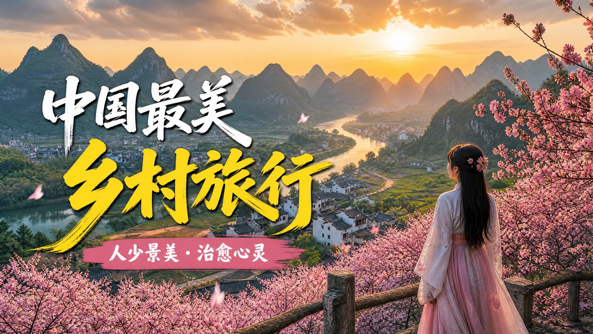 芒果视频 芒果视频旅行视频：中国最美乡村旅行vlog视频演示·治愈心灵之旅